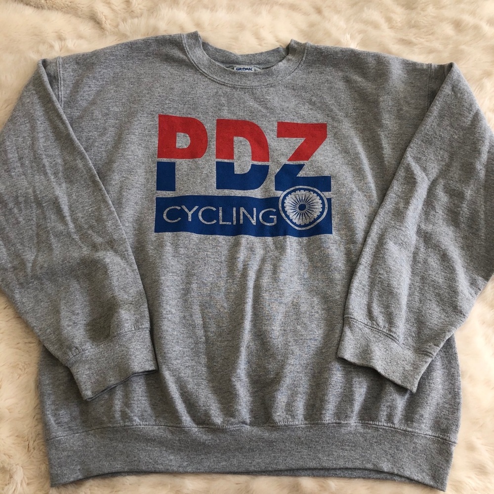 DZ x PDT grey crew neck